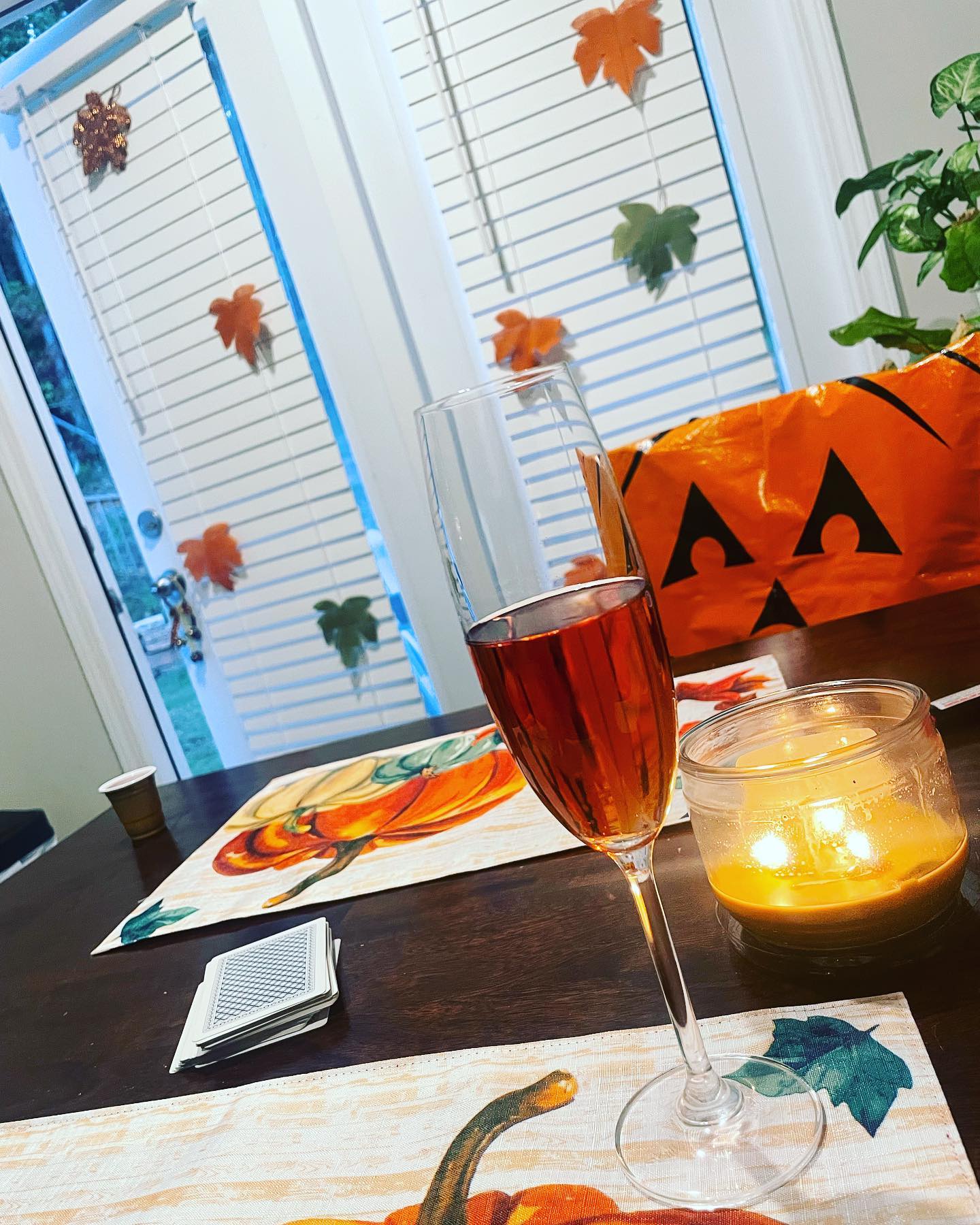 Fall Evenings.
.
.
.
.
.
.
.
.
.
.
#Wine #Fall #FallVibes #Cards #Relax #Cool…