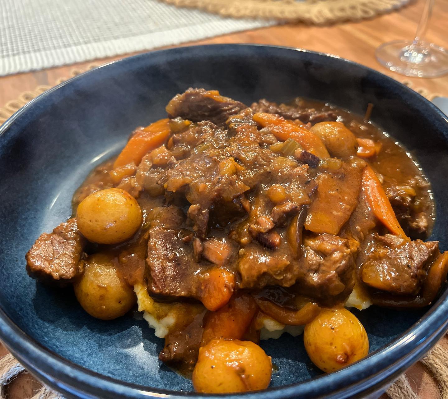 Guinness Beef Stew with silky potato purée
One of my favorite comfort food dish…